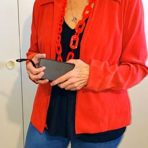 Women Blazer with zipper front